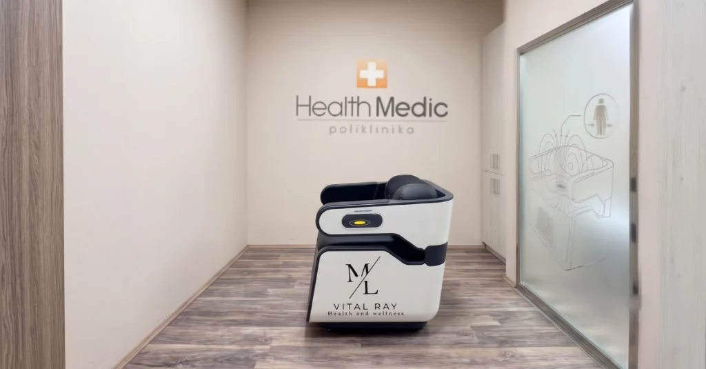 Magnetna stolica za HIFEM tretman karličnog dna u Poliklinici Health Medic Novi Sad
